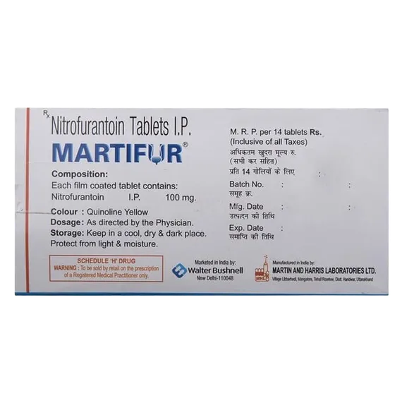 martifur 100mg tablet 14's